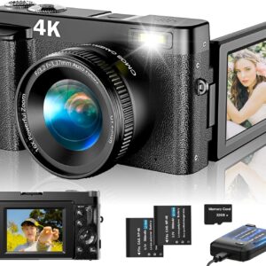 4K Digital Camera for Photography with Auto Focus, V Camera…