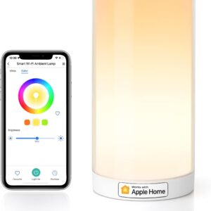 meross Smart WiFi Table Lamp, Bedside Lamp, Compatible with…