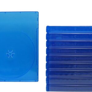 (10) Blue Gaming Cases – Compatible with Playstation 4 – 1 Dis…