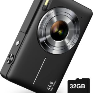 Digital Camera, Children's Camera FHD 1080P 44MP Point and Shoot…