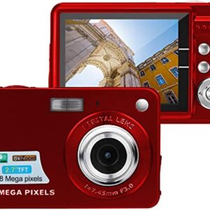 Acuvar 18 MP megapixel digital camera with 2.7″ LCD screen, R…