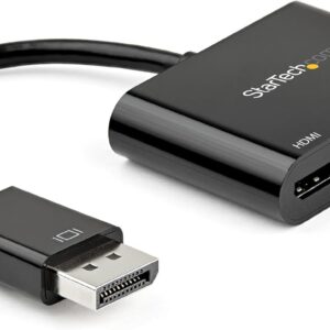 StarTech.com DisplayPort to HDMI VGA Adapter – DP 1.2 HBR2 t…