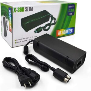 AC Adapter for Xbox 360 Slim, Yudeg Power Supply with Cable Re…