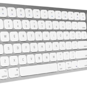 Macally Premium Wired Mac Keyboard with Numeric Keypad and 2…
