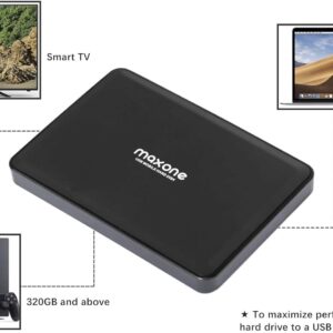 Maxone Portable External Hard Drive 250GB USB 3.0 2.5'' HDD …