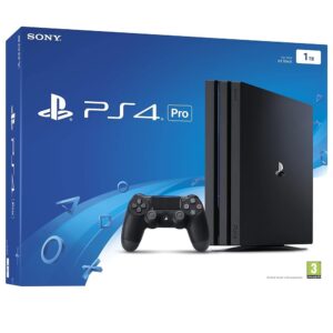 Sony PlayStation 4 Pro with accessories, 1TB hard drive, CUH-7215B – …