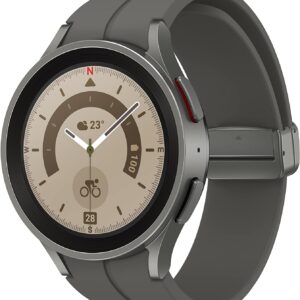 SAMSUNG Galaxy Watch 5 Pro 45mm LTE Smartwatch with Body, Heal…