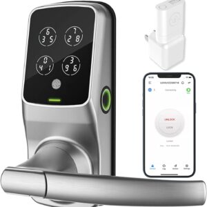 Lockly Secure Pro, Wi-Fi Smart Door Lock, Keyless Entry Door…