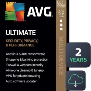AVG Ultimate 2022 |  Antivirus+Cleaner+VPN |  10 devices, 2 years…