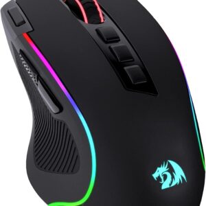 Redragon M612 Predator RGB Gaming Mouse, 8000 DPI Wired Optical…