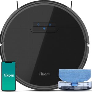 Tikom Robot Vacuum Cleaner and Mop, Robot Vacuum Cleaner G8000, 2700…