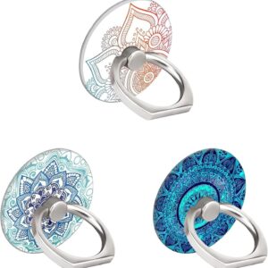 BF2JK Three Pack Cell Phone Ring Holders, Adjustable Rotation…