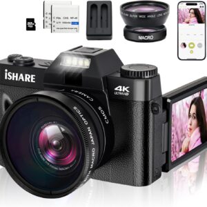 Digital Camera for Photography, 4K 48MP Vlogging Camera for…