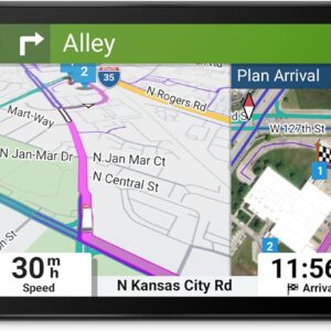 Garmin dēzl OTR710, large and easy-to-read 7” truck GPS navigator…