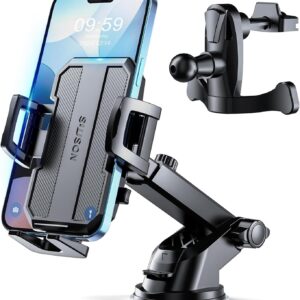 SUUSON Car Phone Holder Mount [Upgraded]-[Bumpy Roads Friend…