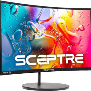 Scepter 24 Inch Curved 1080p R1500 Gaming Monitor 98% sRGB H…