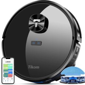 Tikom L9000 Robot Vacuum and Mop Combo, LiDAR Navigation, 40…