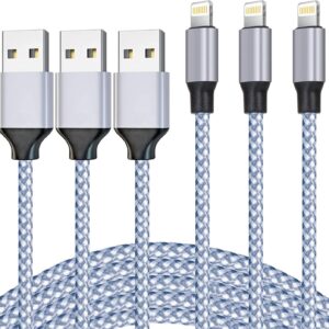 DAZHWA iPhone Charger, 3 Pack, 6 Feet [MFi Certified] Best New Ny…