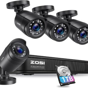 ZOSI 3K 5MP Lite Home Security Camera System with AI Human V…