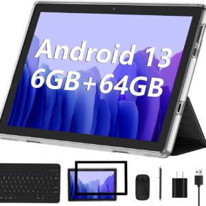 Android 13 Tablet 2023 New 10 Inch Tablets with 6GB RAM + 64…