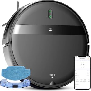 Robot Vacuum Cleaner and Mop Combo, Robotic Vacuum Cleaner with WiFi/App/Ale…