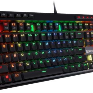 Redragon K580 VATA RGB Backlit Mechanical Gaming Keyboard…