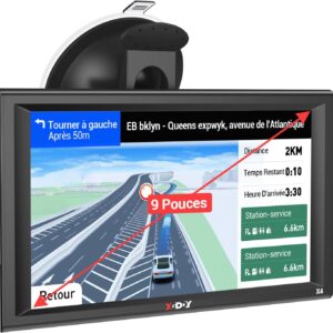 XGODY Truck GPS 9 Inch 2024 Car GPS Navigation GPS Navigation…