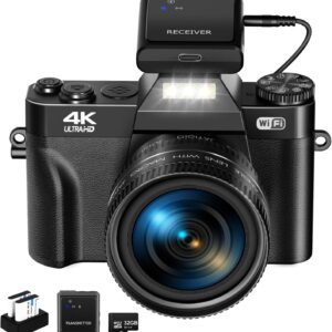 Digital Camera for Photography VJIANGER 4K 48MP Vlogging Cam…