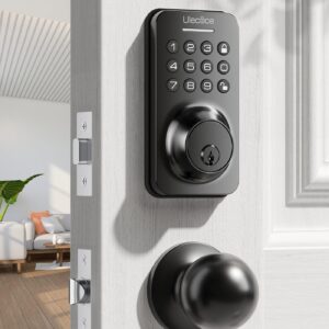 Keyless Entry Door Lock with Handle Set,…