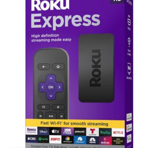Roku Express |  Roku HD Streaming Device with Standard Remote…