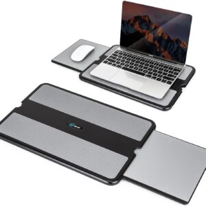 EHO Laptop Lap Pad – Laptop Stand with Retractable Mouse Pad…