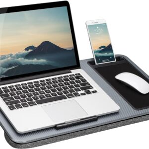 LAPGEAR Portable Home Office Desk with Device Edge,…