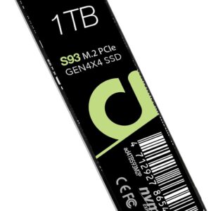 Addlink S93 1TB PCIe 4.0 M.2 Gen 4 Memory Expansion SSD, up to…