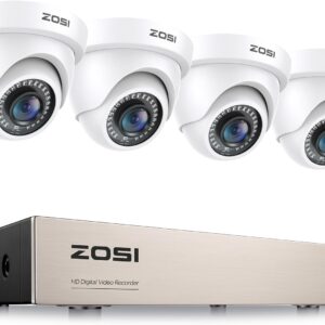 ZOSI 3K Lite 8CH H.265+ Home Security Camera System with AI…