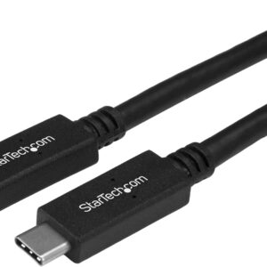 StarTech.com 3ft/1m USB C to USB C Cable – USB 3.1 (10Gbps…