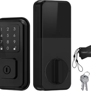 Keyless Entry Door Lock, Touch Screen Smart Keypad Deadbolt…