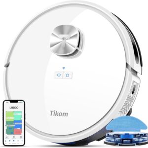 Tikom Robot Vacuum and Mop Combo, LiDAR Navigation, L9000 Ro…