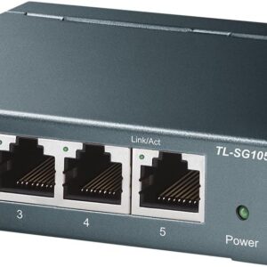 TP-Link TL-SG105, 5-Port Gigabit Unmanaged Ethernet Switch,…