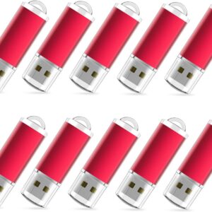 RAOYI 10PCS 4G USB Flash Drive USB 2.0 Memory Stick Thumb Dr…