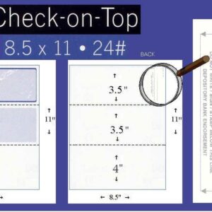 Compuchecks Blank Check Paper – 500 Pack – Computer Security…
