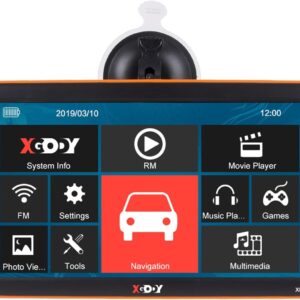 XGODY Car Truck GPS Navigation 9 Inch Large Screen for Tru…