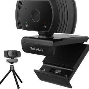 Macally 1080P Webcam with Microphone – Stay Connected Virtually…