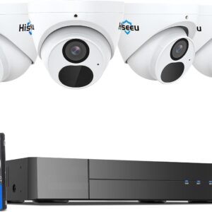 [4K HD Smart Motion Detection+3TB HDD] Hiseeu 4K/8MP PoE…