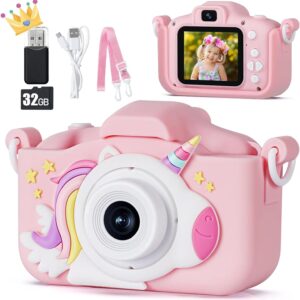 Kids Camera, 2024 Upgraded 48MP HD Digital Camera Selfie Toy…