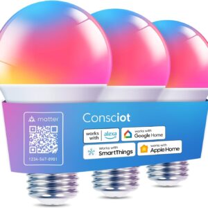 Consciot smart bulbs, LED bulbs that change color…