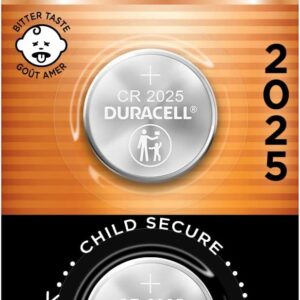 Duracell CR2025 3V Lithium Battery, Child Safety Features, 2…
