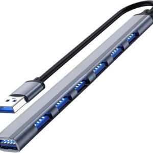 USB 3.0 Hub with 7 Ports, VIENON Aluminum USB 3.0 Hub USB…