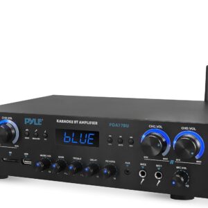 Pyle Bluetooth Home Audio Cinema Amplifier Stereo Receiver…