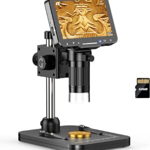LP043 4.3″ 1000X Coin Microscope, LCD Digital Microscope…
