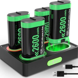 Rechargeable battery charging station for Xbox controller…